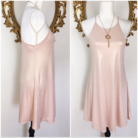 🛑Forever 21 Blush Pink Dress Size S - Picture 2 of 8